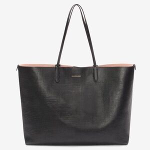 Alexander McQueen Black Leather Tote